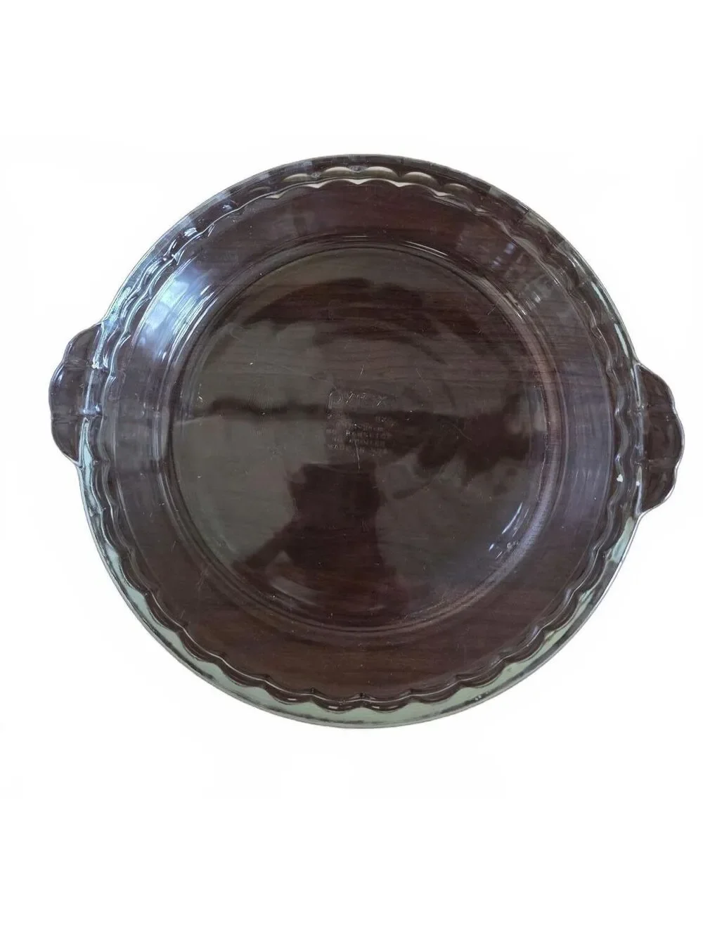 Vintage Pyrex 229 Clear Glass Deep Dish Pie Plate 9.5